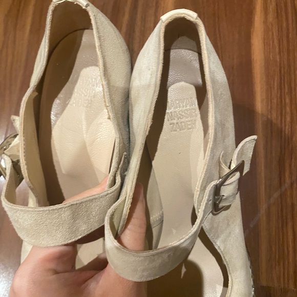 Maryam Nassir Zadeh / leather Mary Jane Babies buckle lug sole heels 40 10 - Picture 4 of 9